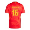 Officiële Voetbalshirt Spanje Rodrigo 16 Thuis EK 2024 - Heren